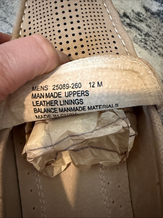 Stacy Adams Beige Perforated Slip-On Loafers-New in Box main image 8